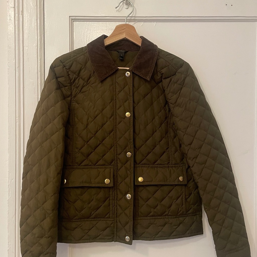 JCrew Quilted Barn Jacket